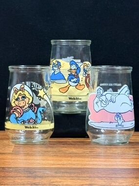 Miss Piggy, Donald Duck and Foghorn Leghorn Welch’s Jars